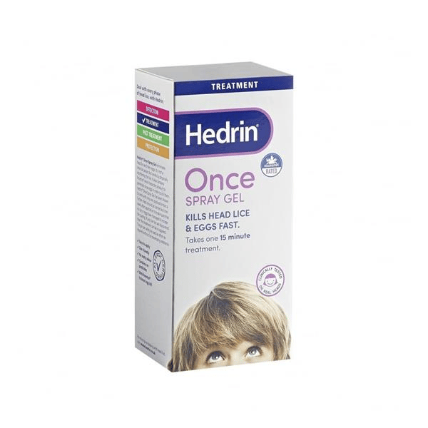Hedrin Once Spray Gel 100Ml