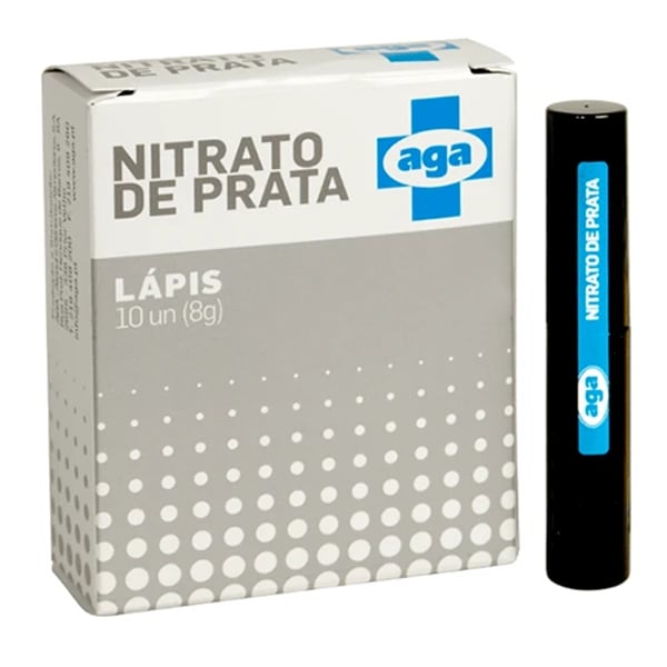 Nitrato Prata Lapis 8g X10